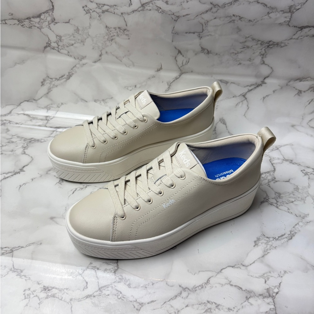 Women’s Keds KW-Skyler-7A Oatmeal Sneakers US Size 8M